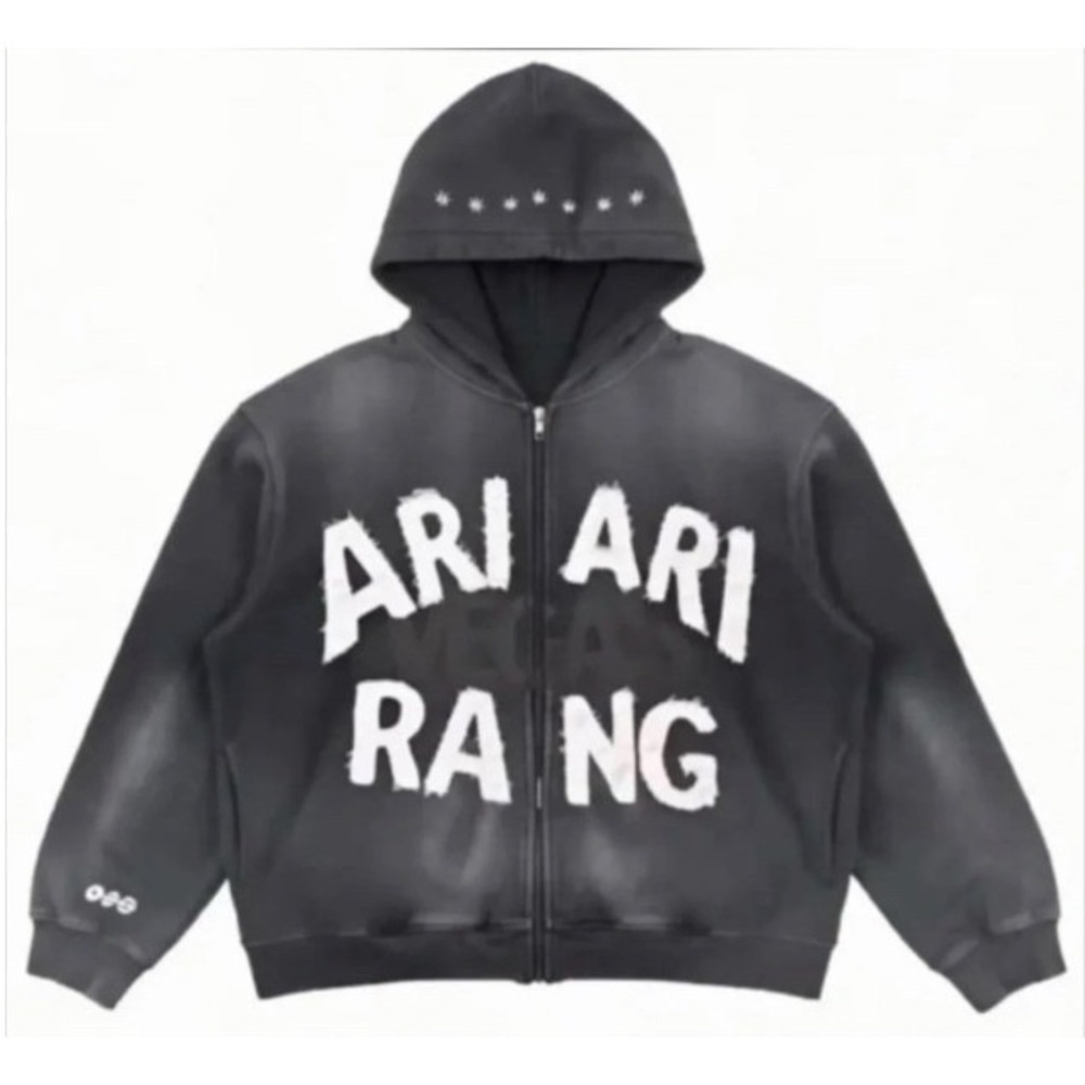 Official BTS Arirang Vegas Black Hoodie Size large W/FREE ALBUM